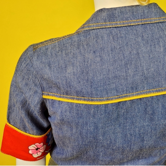 SOLD Vtg 70s skirt set - Picture 6 of 16